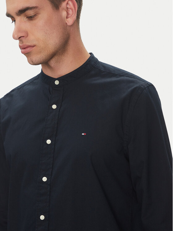 Рубашка обычного кроя MW0MW39966 Tommy Hilfiger, синий — фото 4