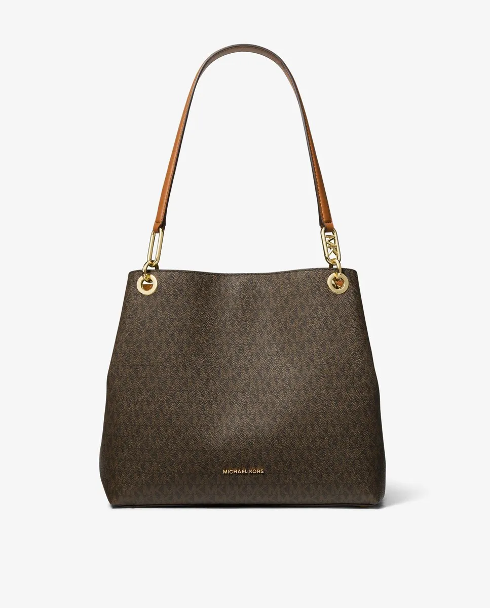 

Сумка через плечо Kensington с логотипами Michael Michael Kors, цвет Natural