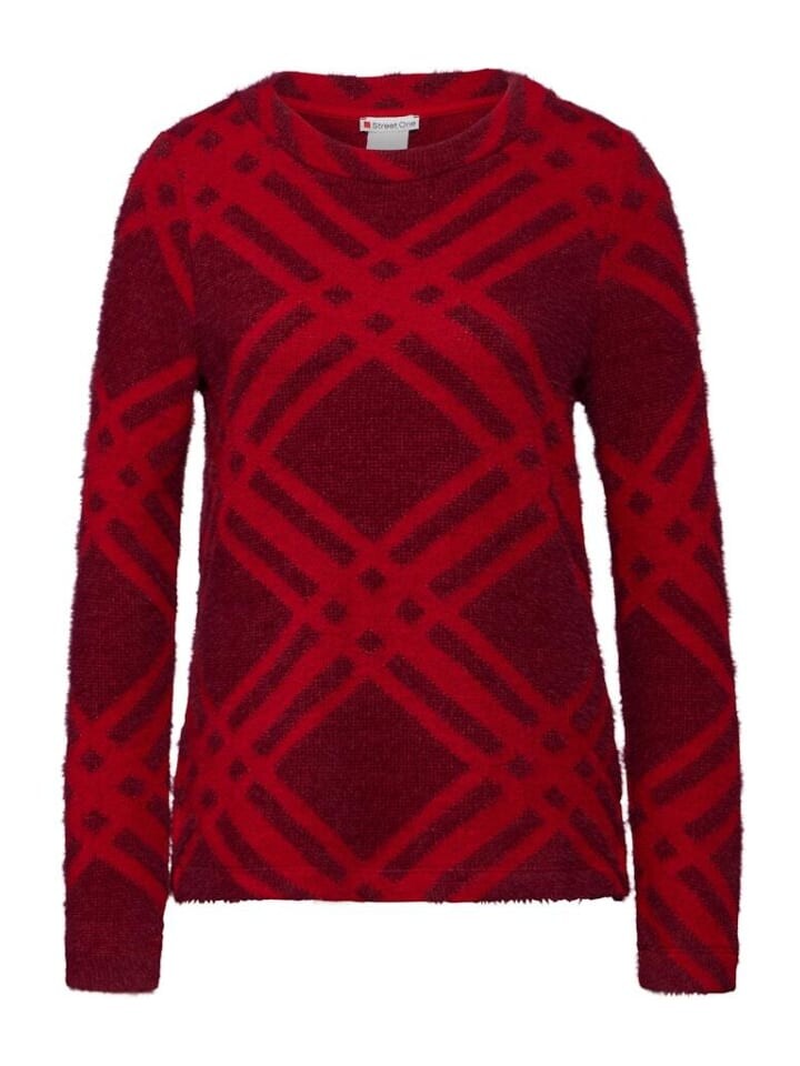 

Лонгслив Street One Langarmshirt, цвет Beet Red