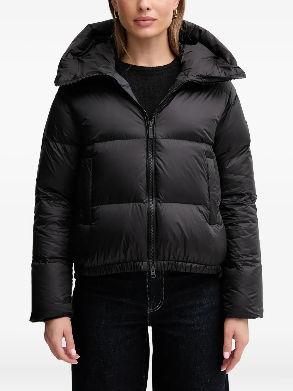 

Пуховик Riga с капюшоном Bomboogie, черный