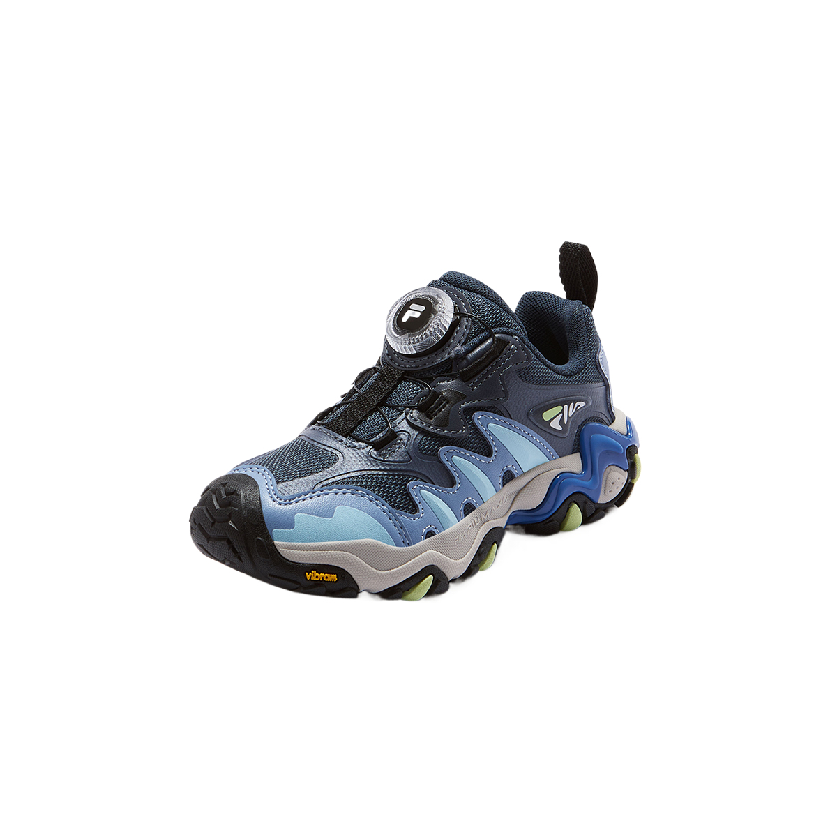 FILA KIDS Детские уличные кроссовки PERFORMANCE FPH нескользящие износостойкие Shadow Blue/Washed Blue — фото 4