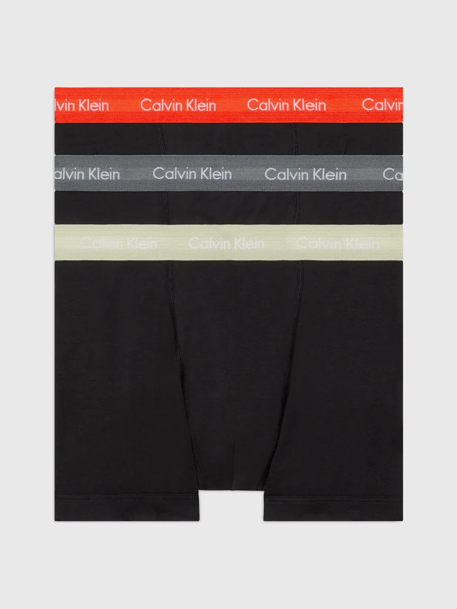 

Calvin Klein Underwear Трусы "TRUNK 3PK" (3 шт. в упаковке, 3 шт. в упаковке), с эластичным поясом с логотипом, цвет B- Cher Ks, Eiffle Twr, Moss Gr Wbs