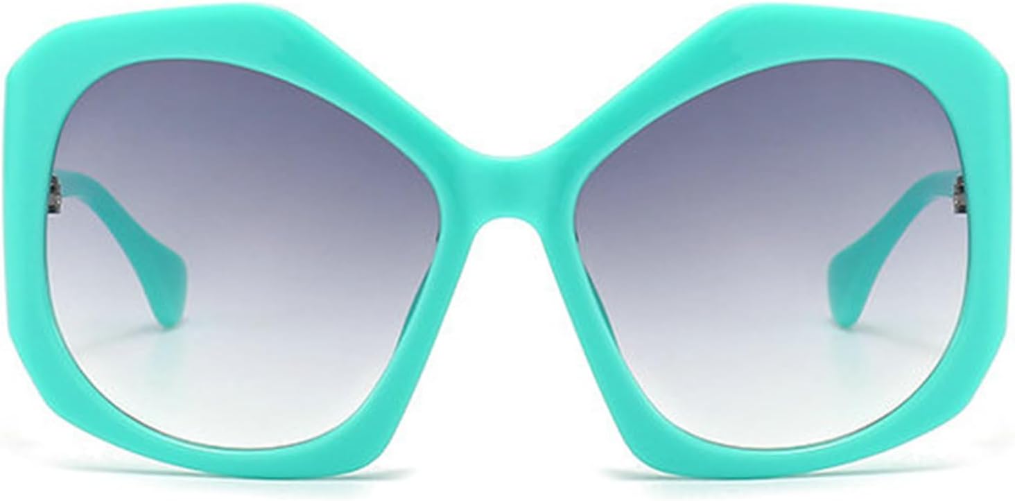 

Willochra Модные большие круглые солнцезащитные очки для женщин и мужчин в стиле панк, овальные солнцезащитные очки для женщин, хип-хоп вечеринки, солнцезащитные очки, Green