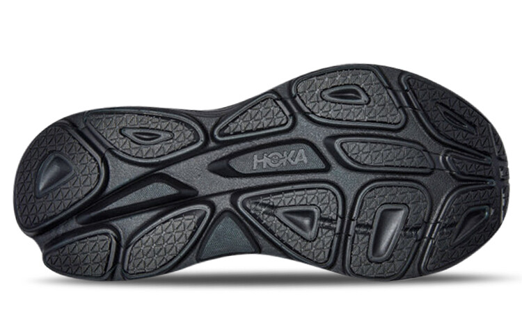 Кроссовки Bondi 8 мужские низкие черные Hoka One One — фото 4