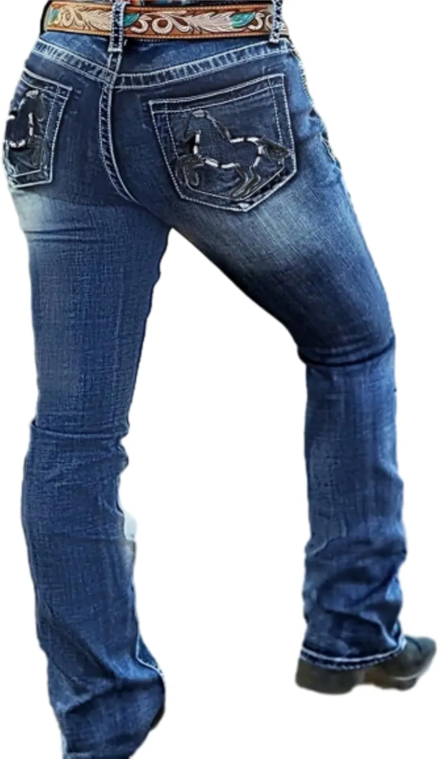 

Женские джинсы high waisted skinny jeggings с эффектом tummy control WGXWGX