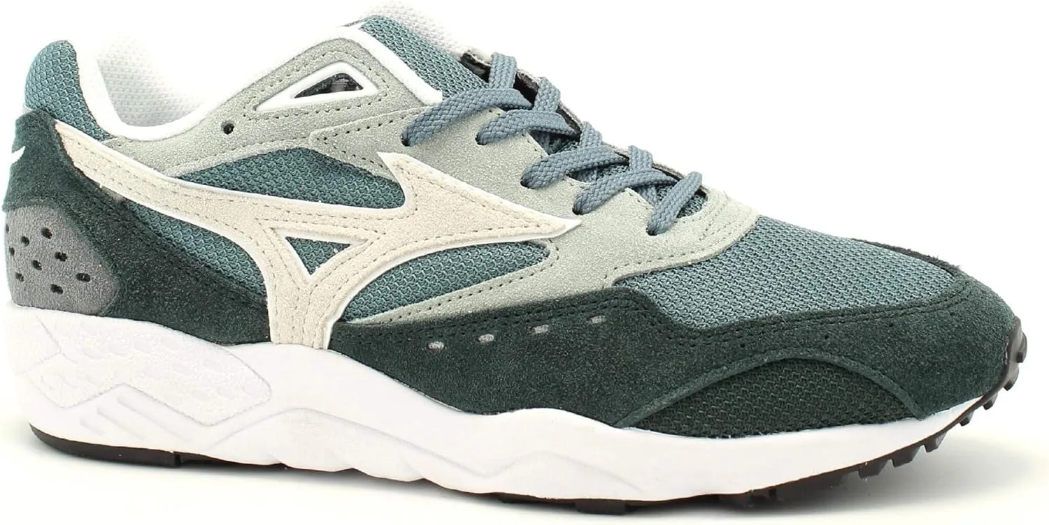 Кроссовки Mizuno из зеленой замши