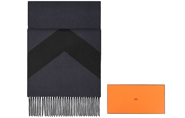 

HERMES Вязаный шарф унисекс, Box Included