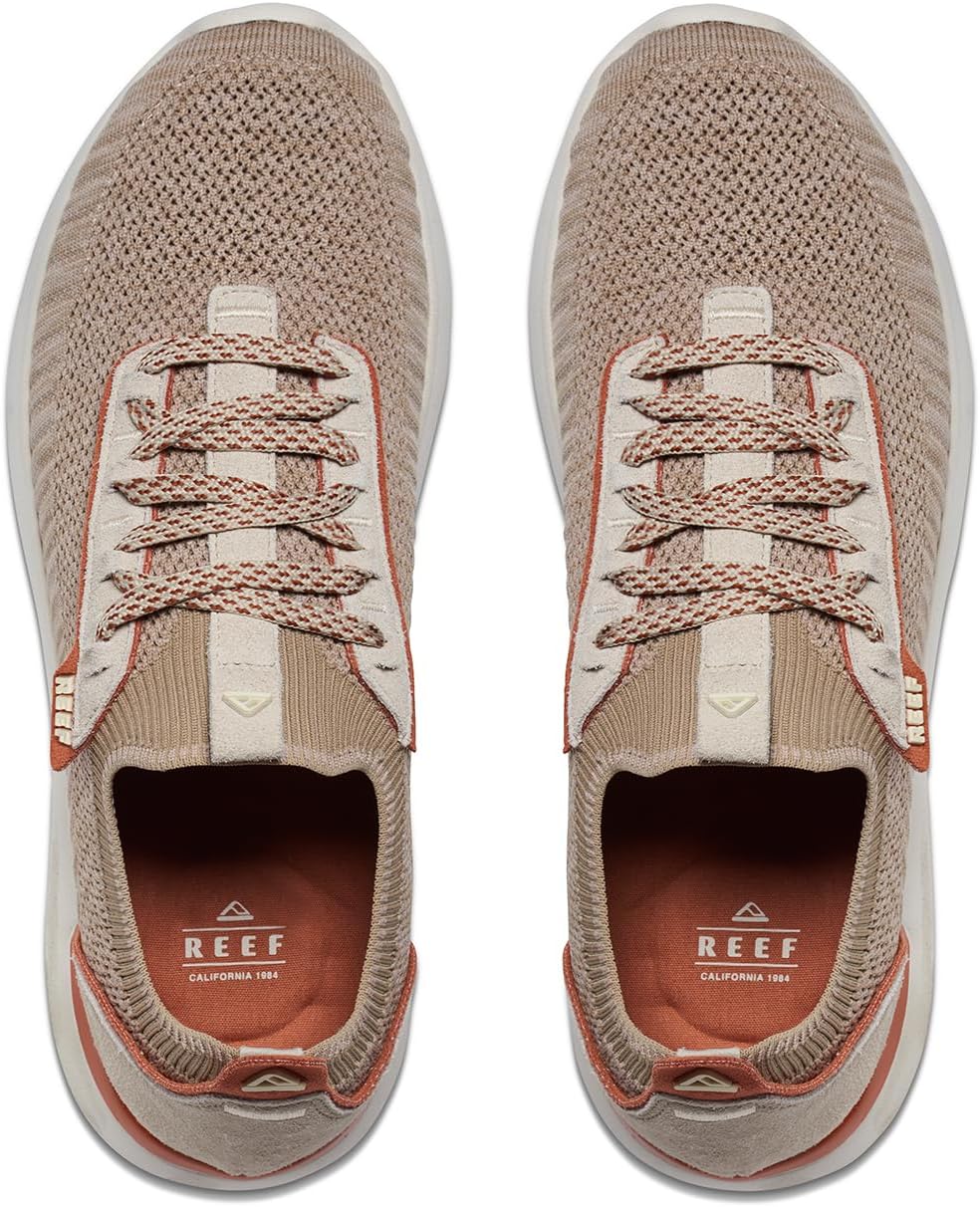Мужские кроссовки REEF Swellsole Valle, легкие и дышащие, с стелькой из пеноматериала с эффектом памяти, Tan/Sienna — фото 2