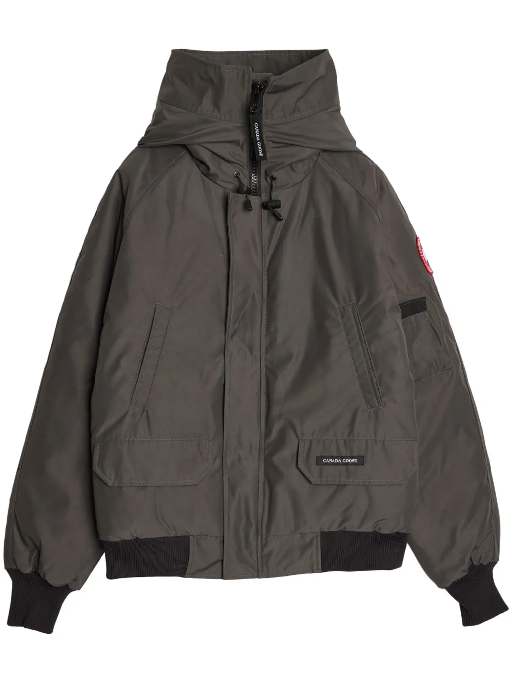 

Бомбер Chilliwack с капюшоном Canada Goose, серый