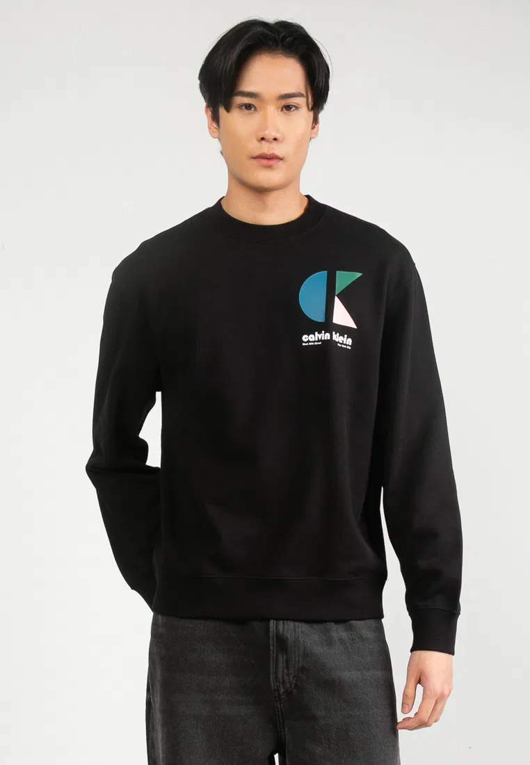 Толстовка, логотип Bauhaus, 350 Terry Calvin Klein, черный