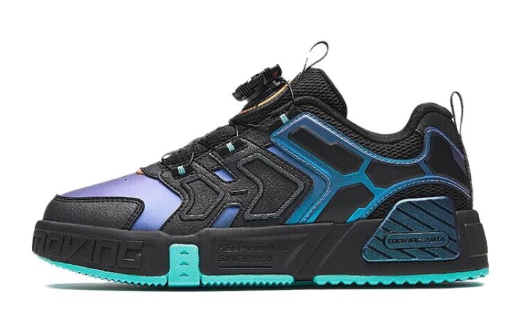 

Детские кроссовки для скейтбординга GS Low-top Black/Blue Anta Kids, черный/синий