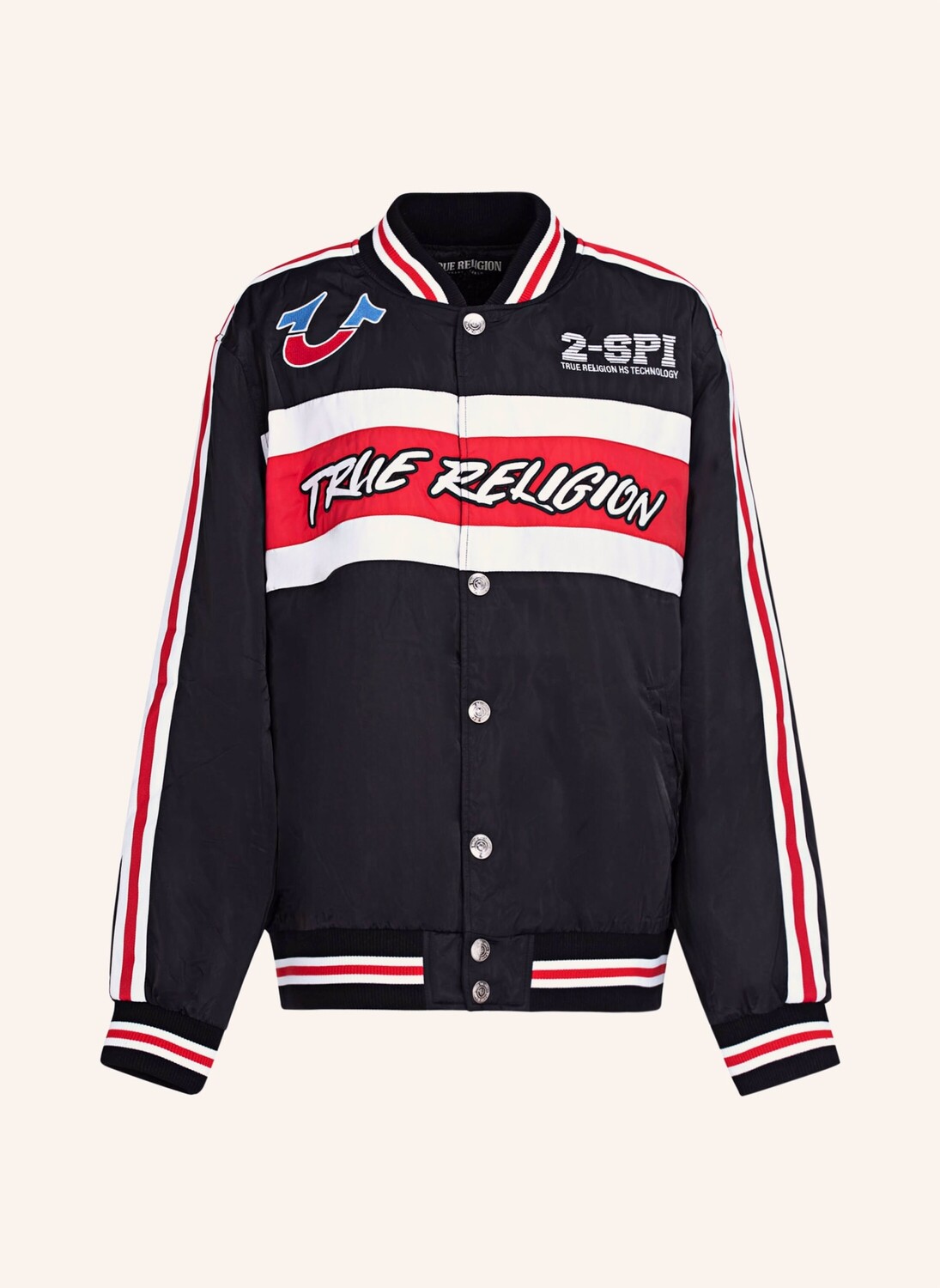 

Куртка гоночный бомбер True Religion, черный
