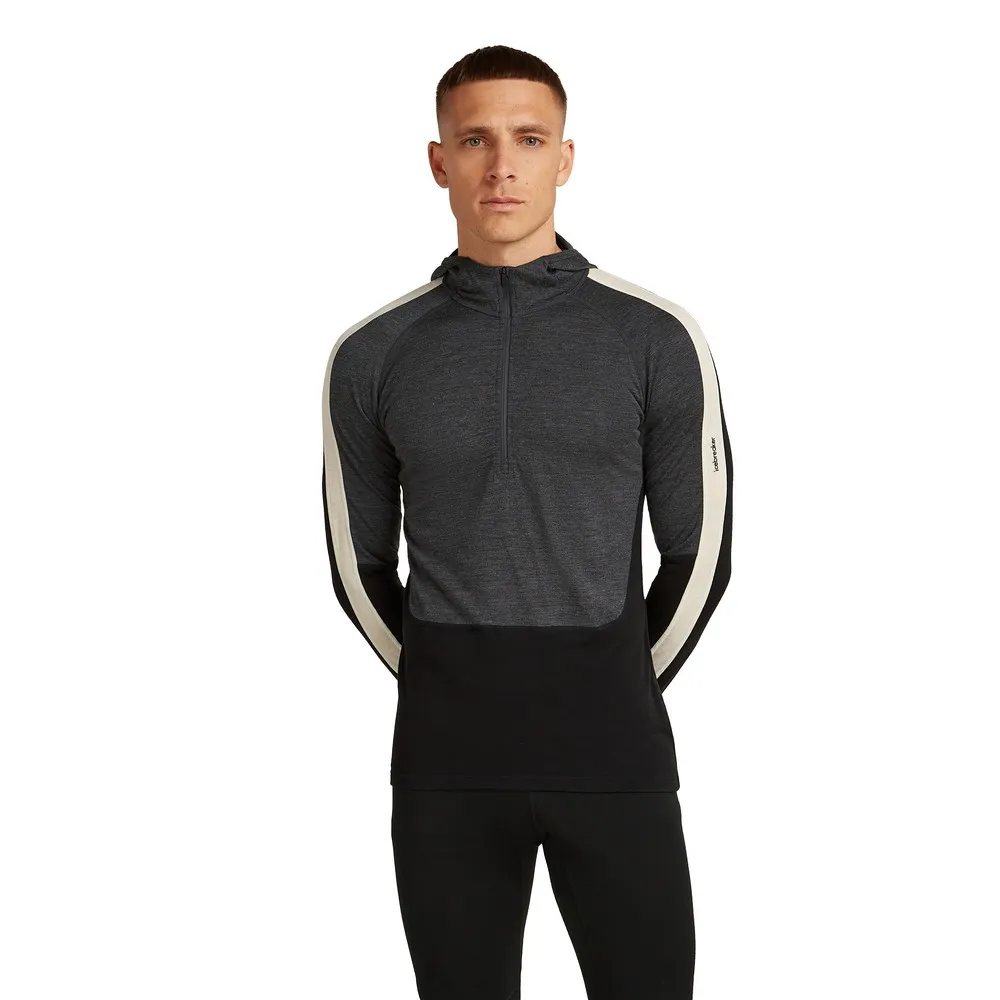 

Базовый слой с длинным рукавом Icebreaker Merino 200 Oasis+ Hoodie, черный