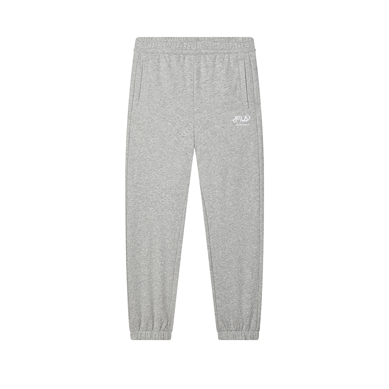 

Классические повседневные брюки мужские в цвете heather gray FILA, серый