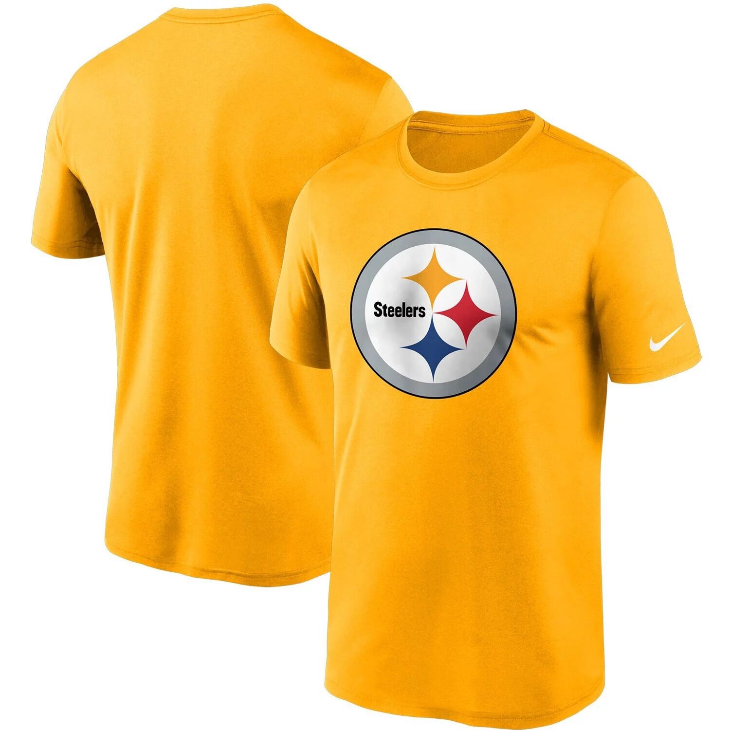 

Мужская золотая футболка с логотипом Pittsburgh Steelers Essential Legend Performance Nike, Желтый, Мужская золотая футболка с логотипом Pittsburgh Steelers Essential Legend Performance Nike