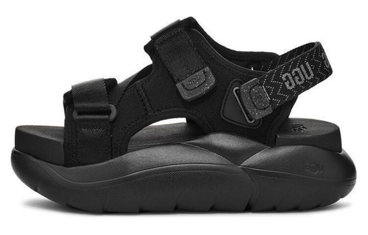 Пляжные сандалии женские черные Ugg