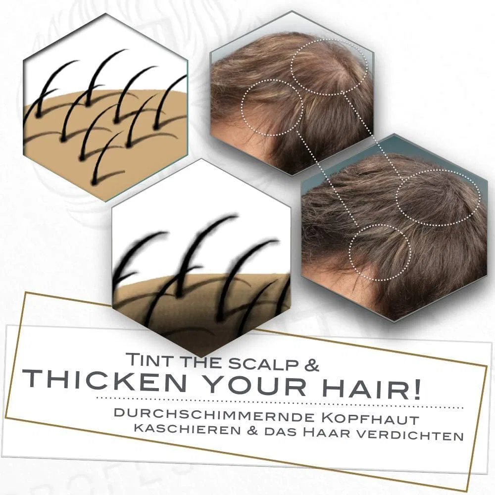 Консилер для волос «Premium Hair Shader» от Fidentia, темно-коричневый Fidentia, Dark Brown — фото 3