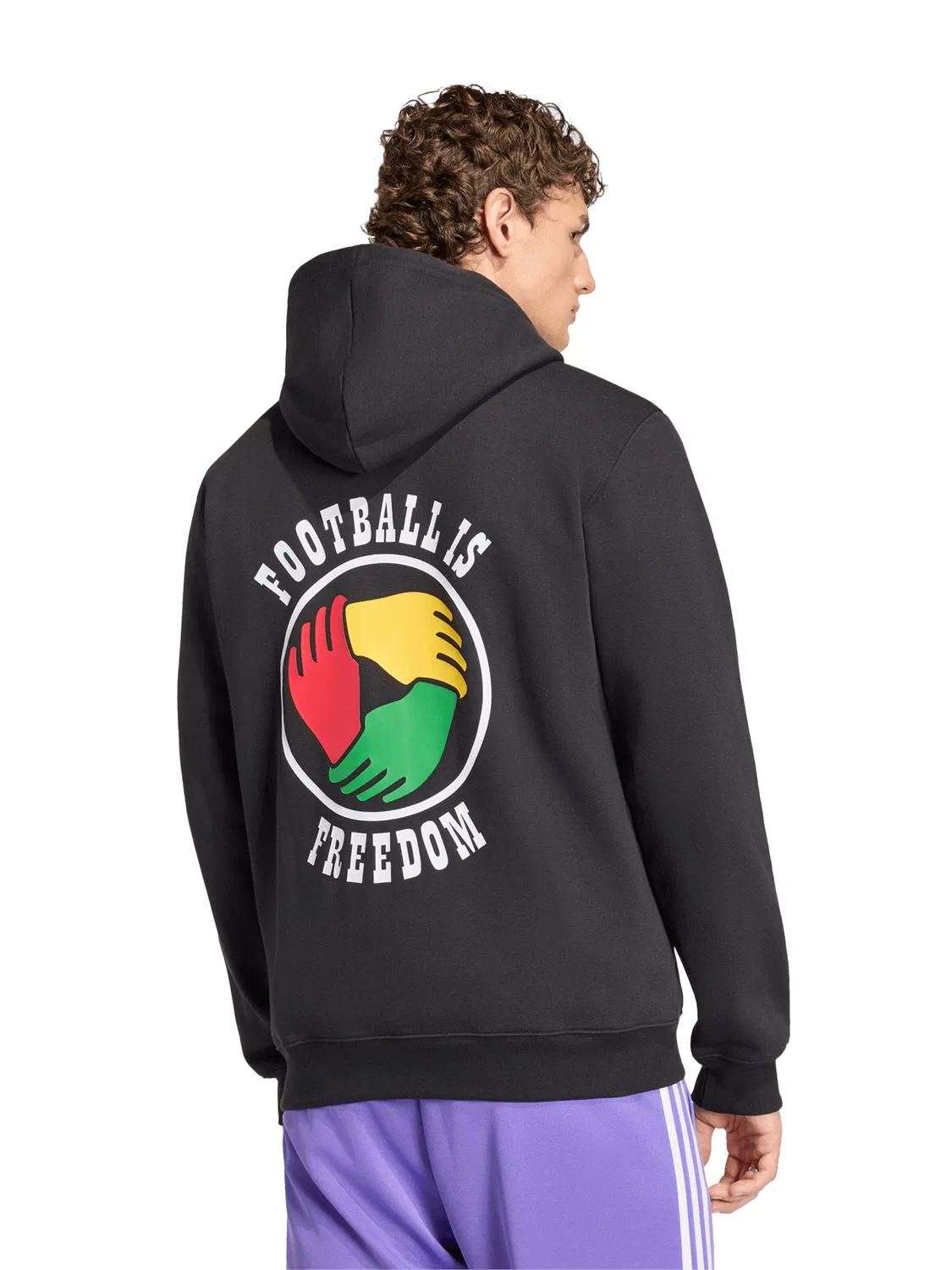 Толстовка Adidas Originals Bob Marley черного цвета — фото 4