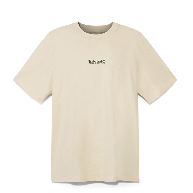 

Timberland Футболка мужская Atomic Gray с круглым вырезом