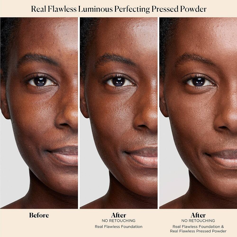 Laura Mercier Real Flawless Luminous Perfecting Прессованная пудра без талька, цвет Translucent Medium — фото 3