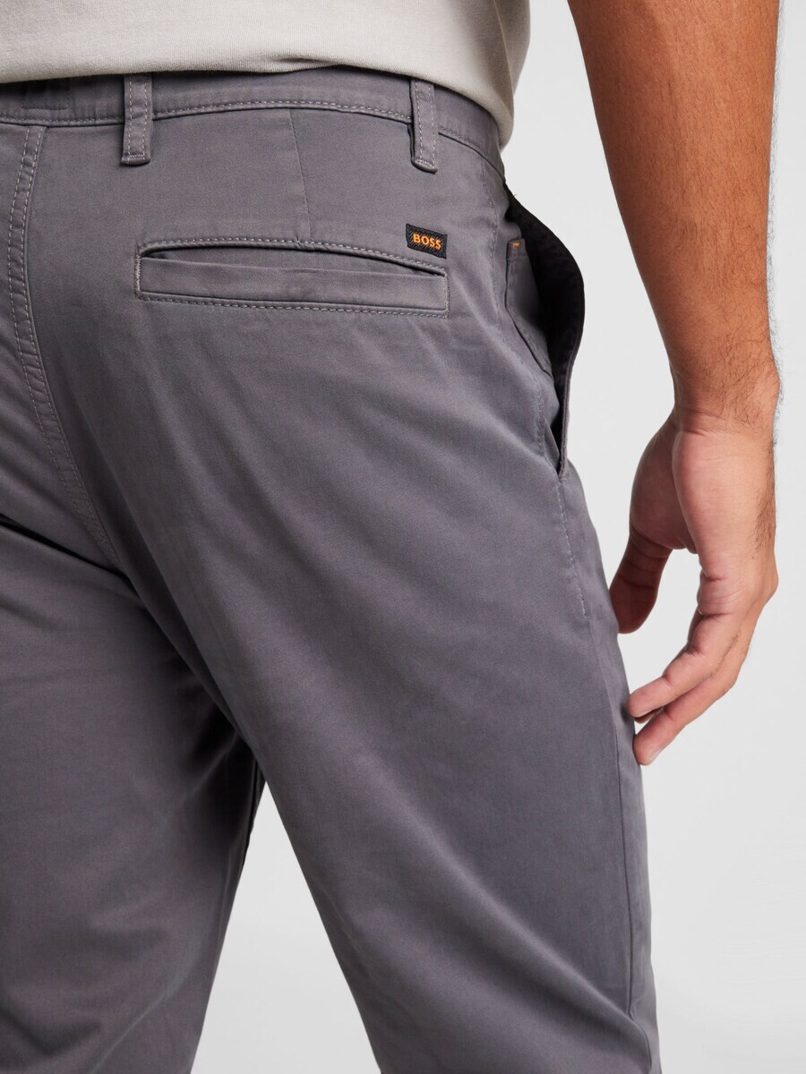 Брюки BOSS Tapered Chino Pants, темно-серый — фото 3