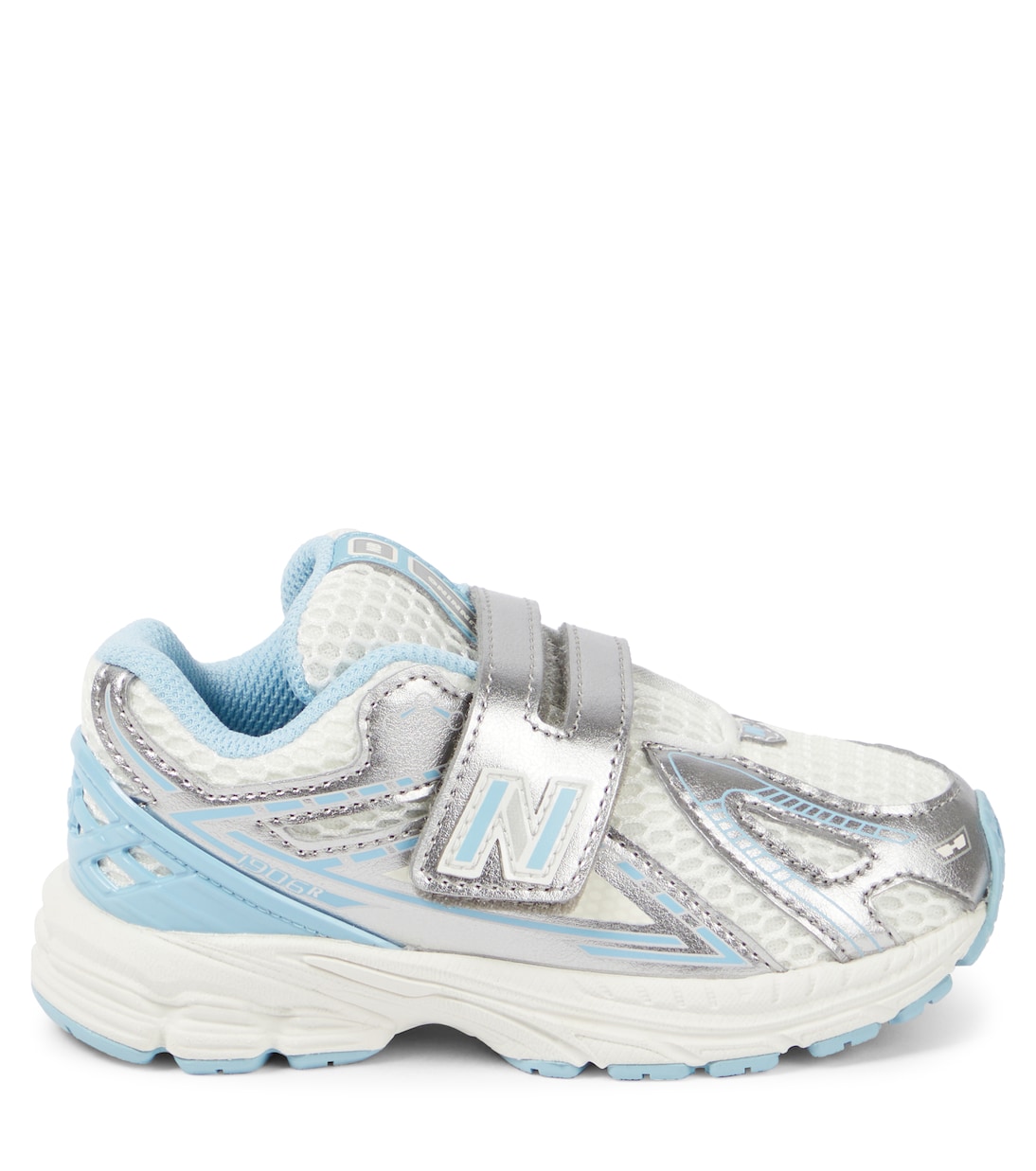 Кроссовки Baby 1906 с кожаной отделкой New Balance Kids, Silver Metallic — фото 4