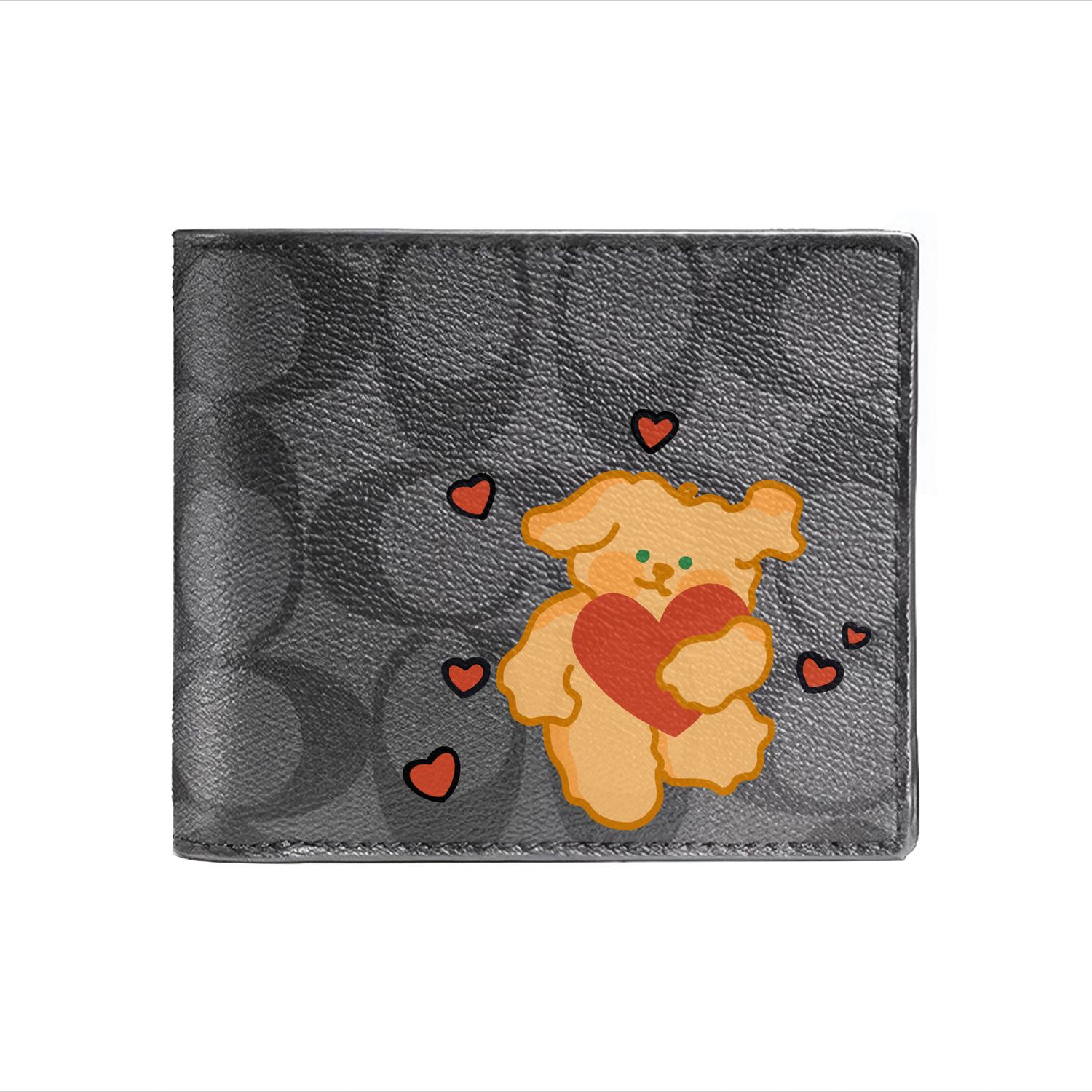 

COACH Три в одном кошелек, Heart Puppy