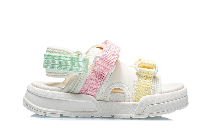 Детские сандалии PS Pearl White/светло-желтый/солено-розовый Lining Young — фото 2