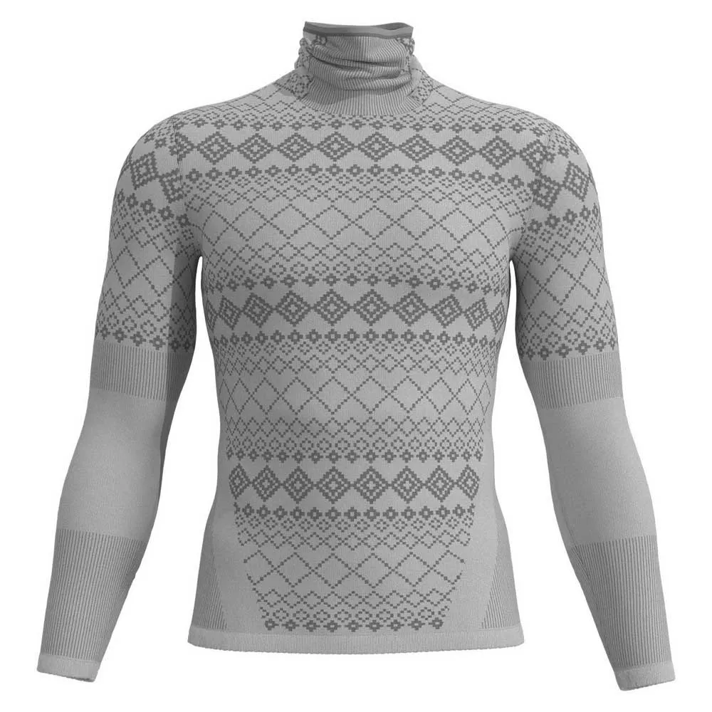 

Базовый слой с длинным рукавом Loeffler Rollneck TranstexВ Warm RetrВґX, серый