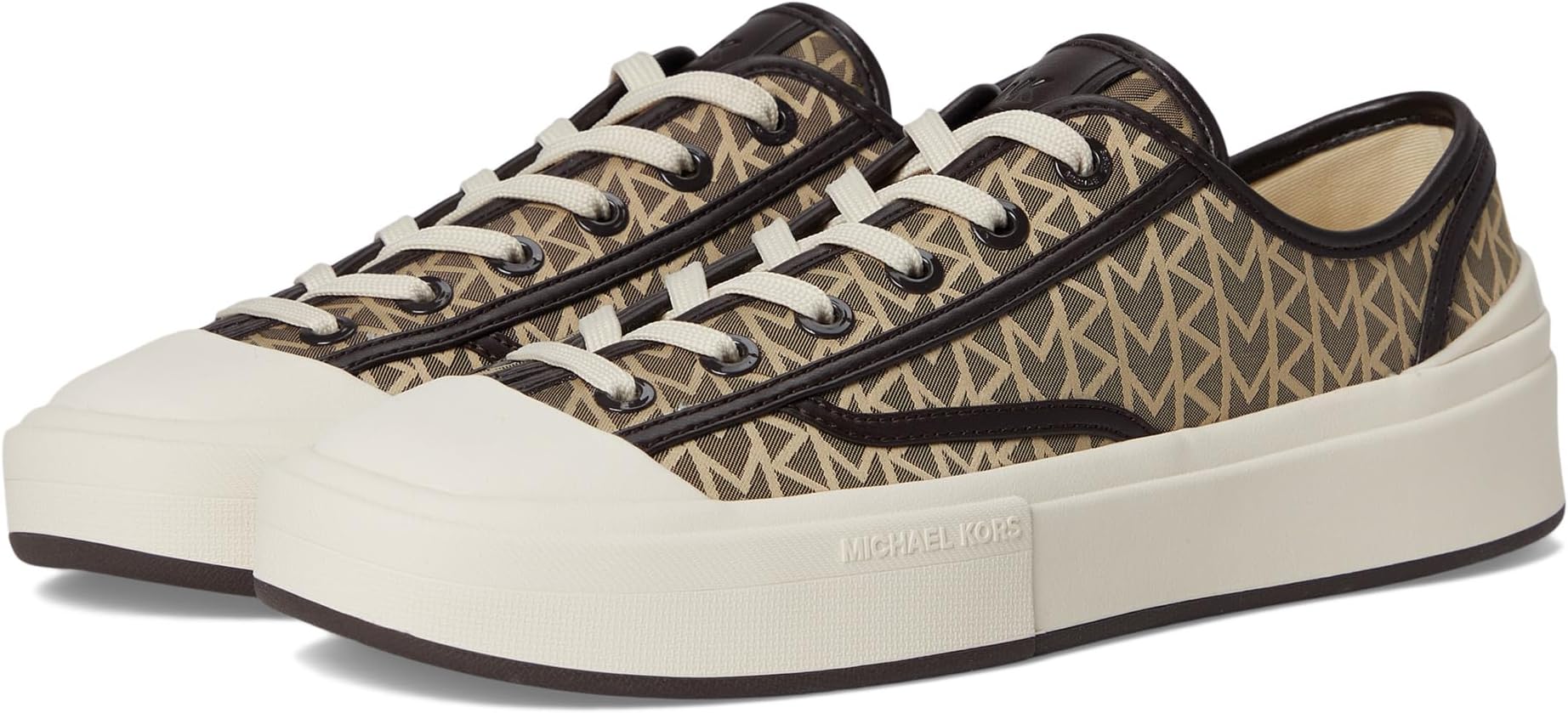 Кроссовки MICHAEL Michael Kors Women's Jude Lace Up, Natural
