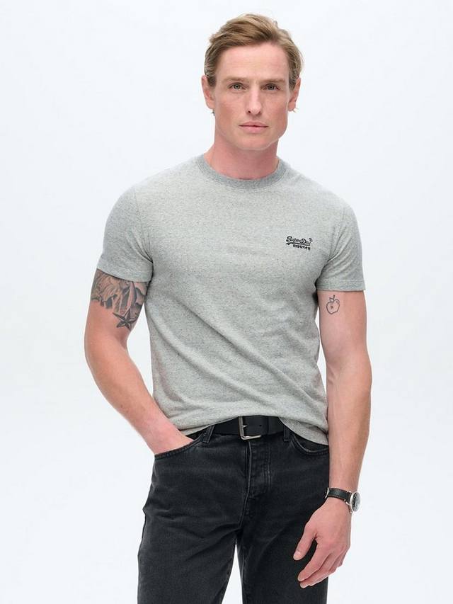 

Футболка с логотипом essential Superdry, цвет Light Grey Grindle