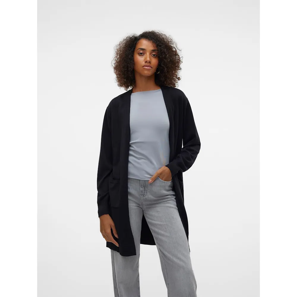 

Свитер Vero Moda Silje Long cardigan, черный