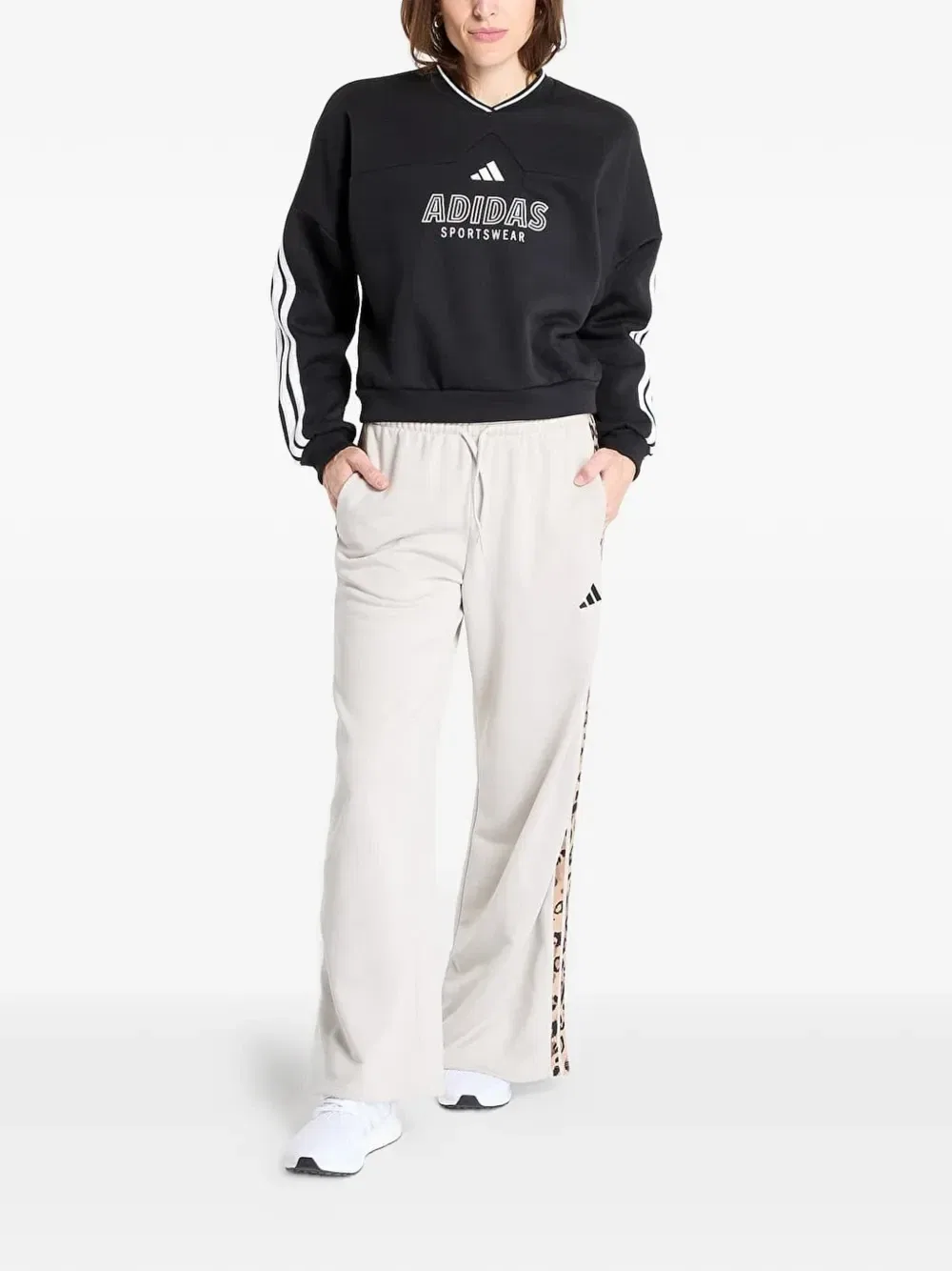 Толстовка с логотипом adidas, черный — фото 2