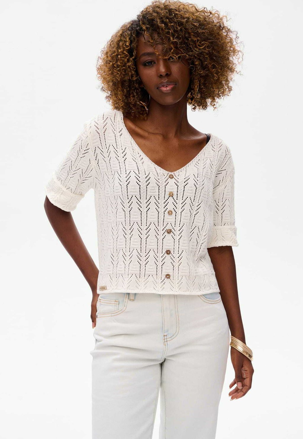 

Блуза NADIN blue shadow, белый