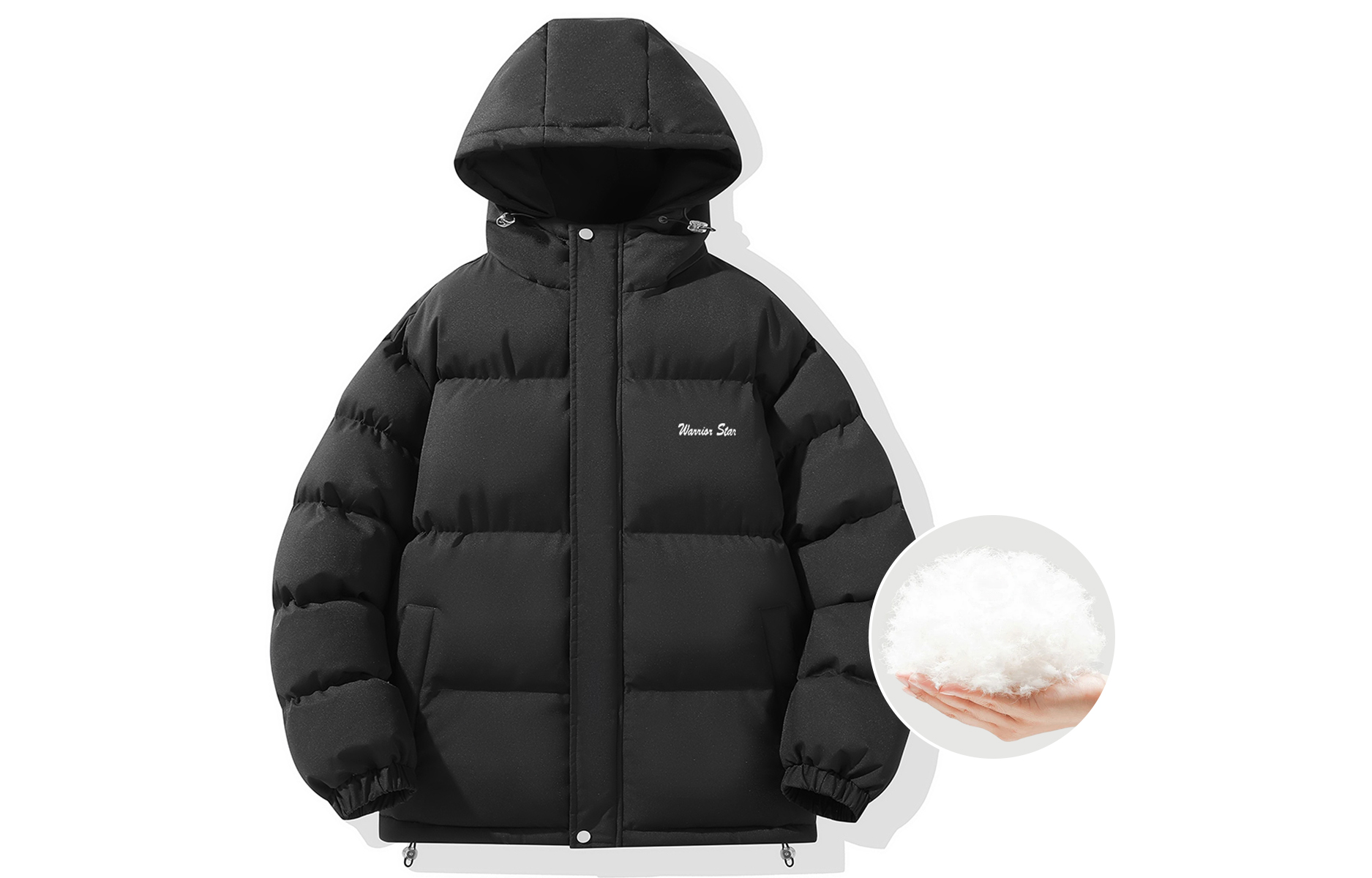 

WARRIOR Пуховик Unisex, Black