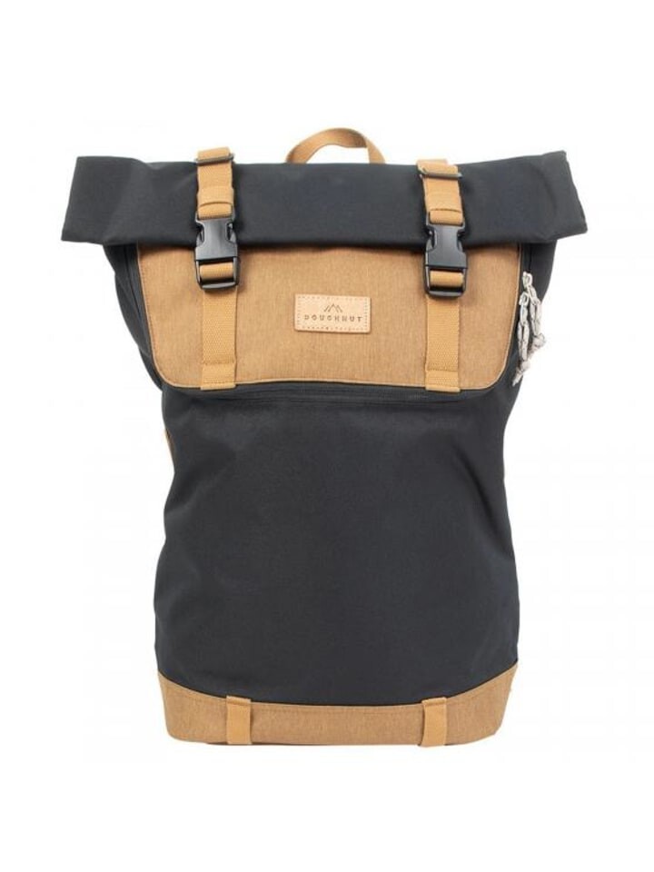 

Рюкзак Doughnut Christopher Euro 18 - Rolltop Rucksack 45 cm, цвет black x khaki