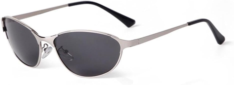 

Панк-очки «кошачий глаз» с металлическим покрытием, для женщин и мужчин, для вождения, с защитой от УФ-излучения UV400, для занятий спортом на открытом воздухе, бега и езды на велосипеде Generic, C3- Silver- Grey