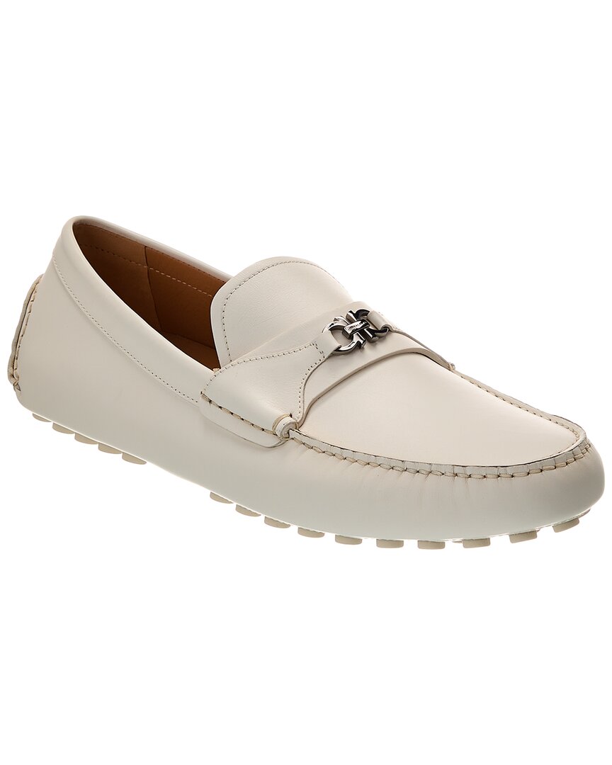 

Феррагамо Флорин кожаные лоферы Salvatore Ferragamo, белый