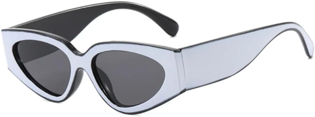 

Модные солнцезащитные очки «кошачий глаз» для женщин и мужчин, в винтажном панк-стиле, популярные очки с леопардовым принтом, солнцезащитные очки с защитой от УФ-излучения UV400 VRTRFFTR, Blackwhite-black