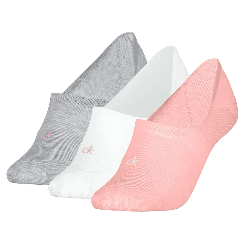 

Носки 3 шт Calvin Klein 701234370 no show, разноцветный