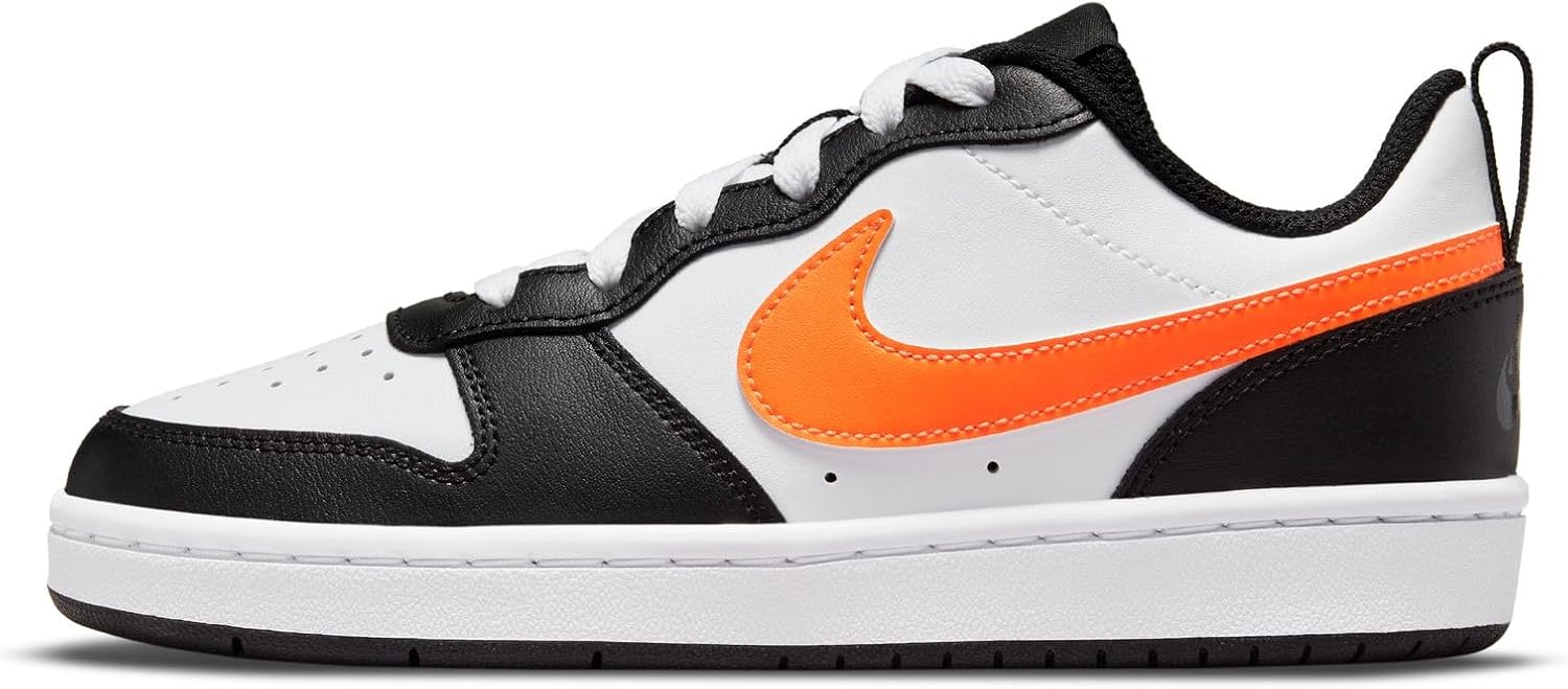 

Кроссовки Nike Boys' Court Borough Low 2 (PSV) для мальчиков, белый/оранжевый/черный/серый
