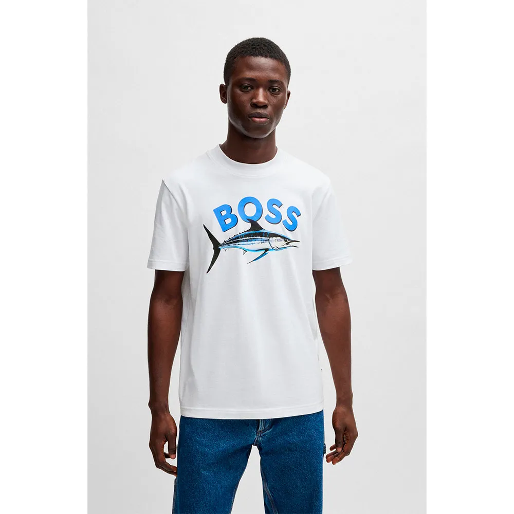 

Футболка с коротким рукавом BOSS Bossfish 01, белый
