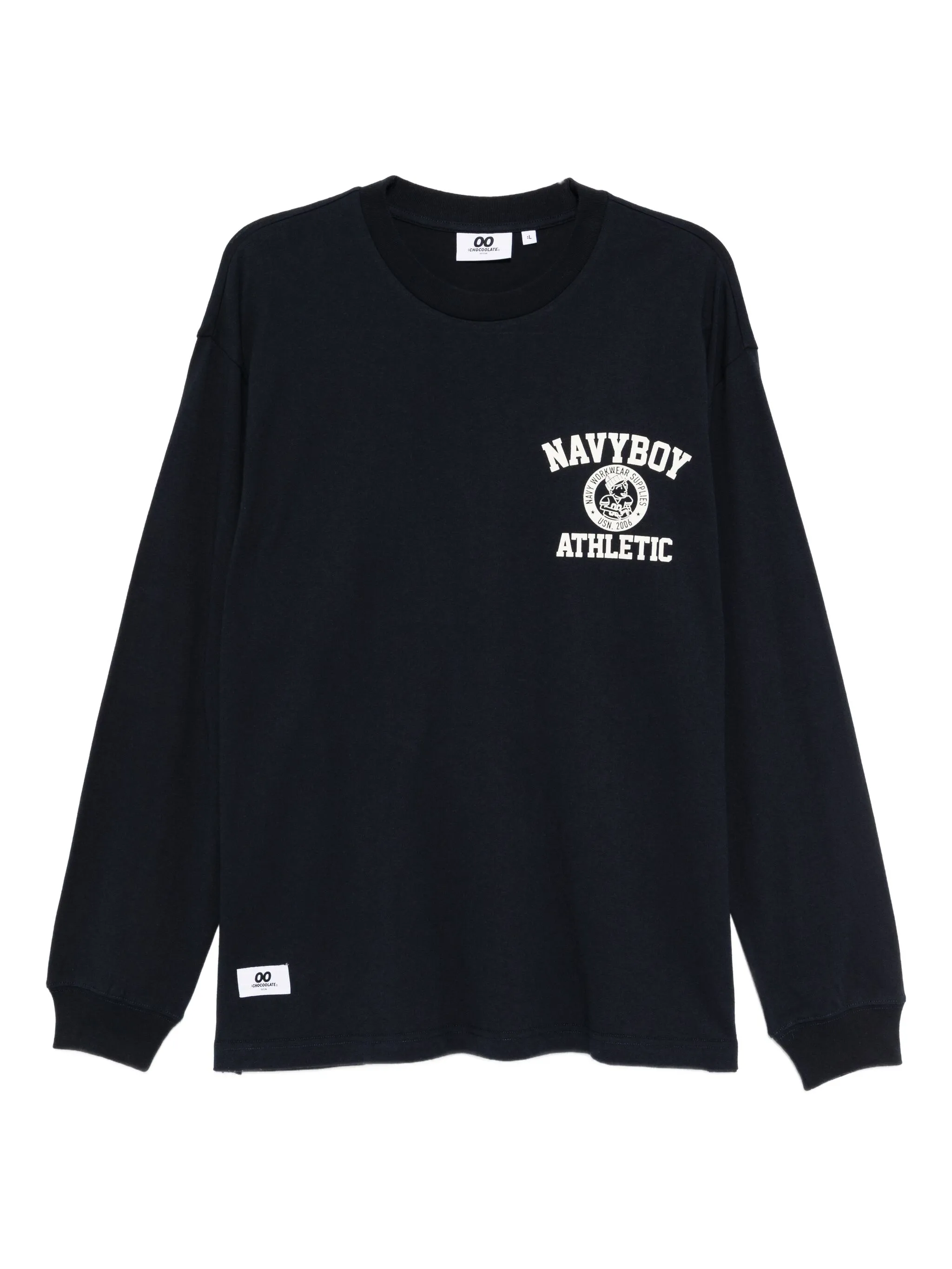 

Футболка с графичным принтом Chocoolate, синий