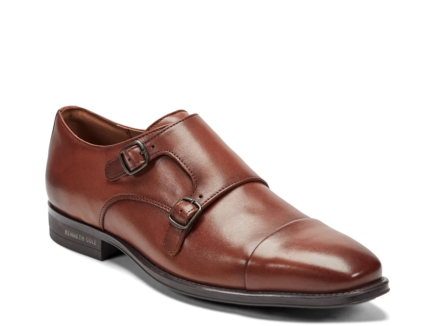 

Слипоны Kenneth Cole New York Charles Monk Strap Slip-On, темно-коричневый