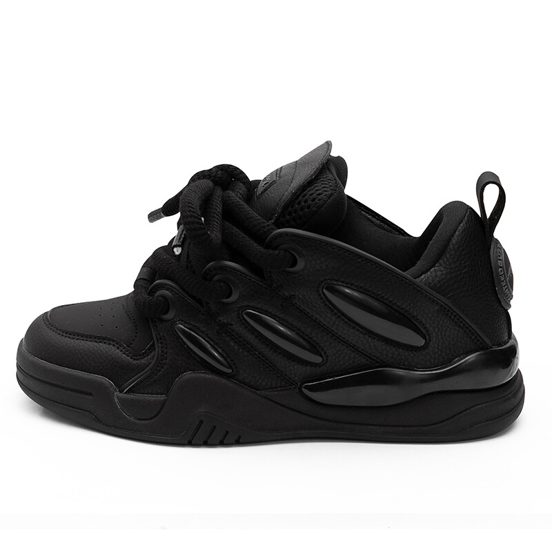 

Кроссовки ABCIU Skateboarding Shoes Unisex Low-top Black, черный