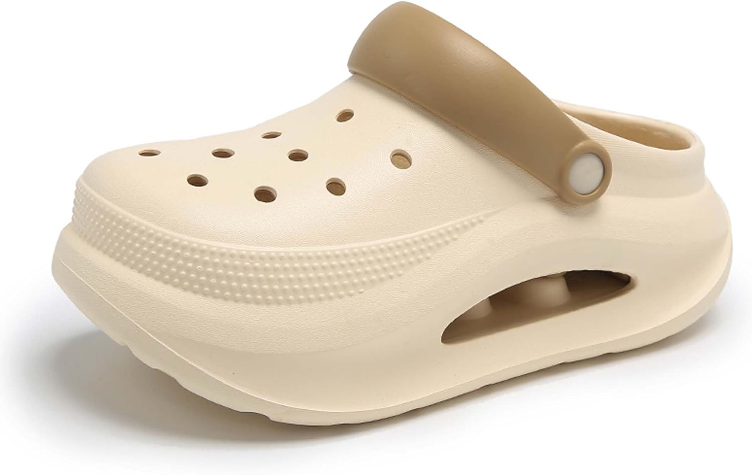 

Летние сандалии мужские и женские, сабо, садовая обувь, нескользящие, быстро сохнущие, пляжные, домашние, для душа, мюли с регулируемым каблуком Generic, хаки