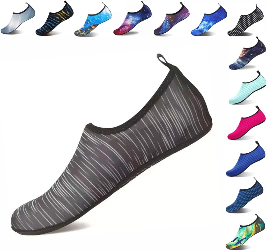 

Быстросохнущие нескользящие водные носки для женщин и мужчин, взрослых, купальные комплекты, одежда для пляжа, йоги, активного отдыха, кемпинга, бассейна, отпуска Vimanbite, белый