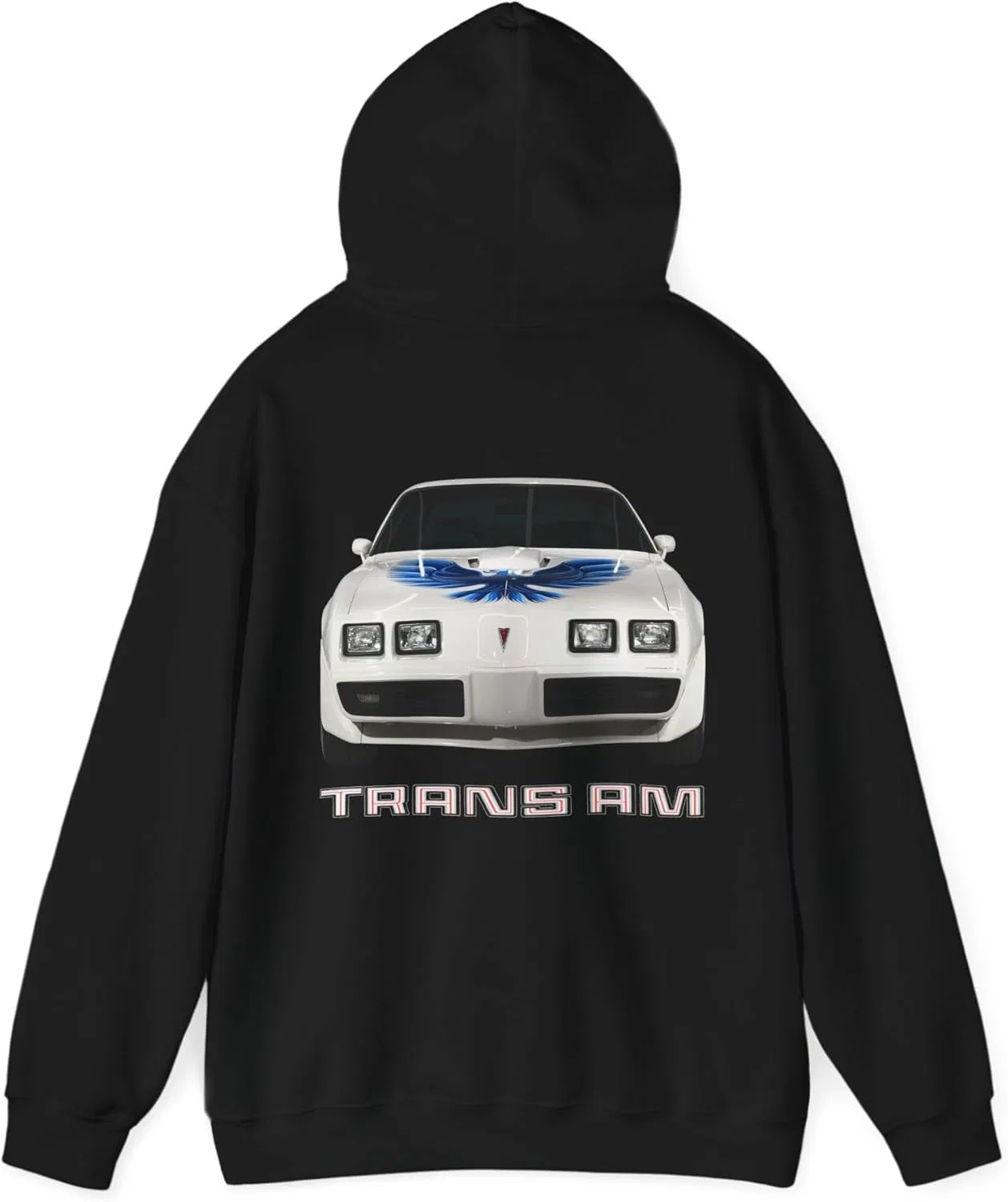 Белая толстовка с капюшоном для Trans Am 1979 1980 1981, модель WS6 Firebird Bird, подарок для Trans Am — фото 3