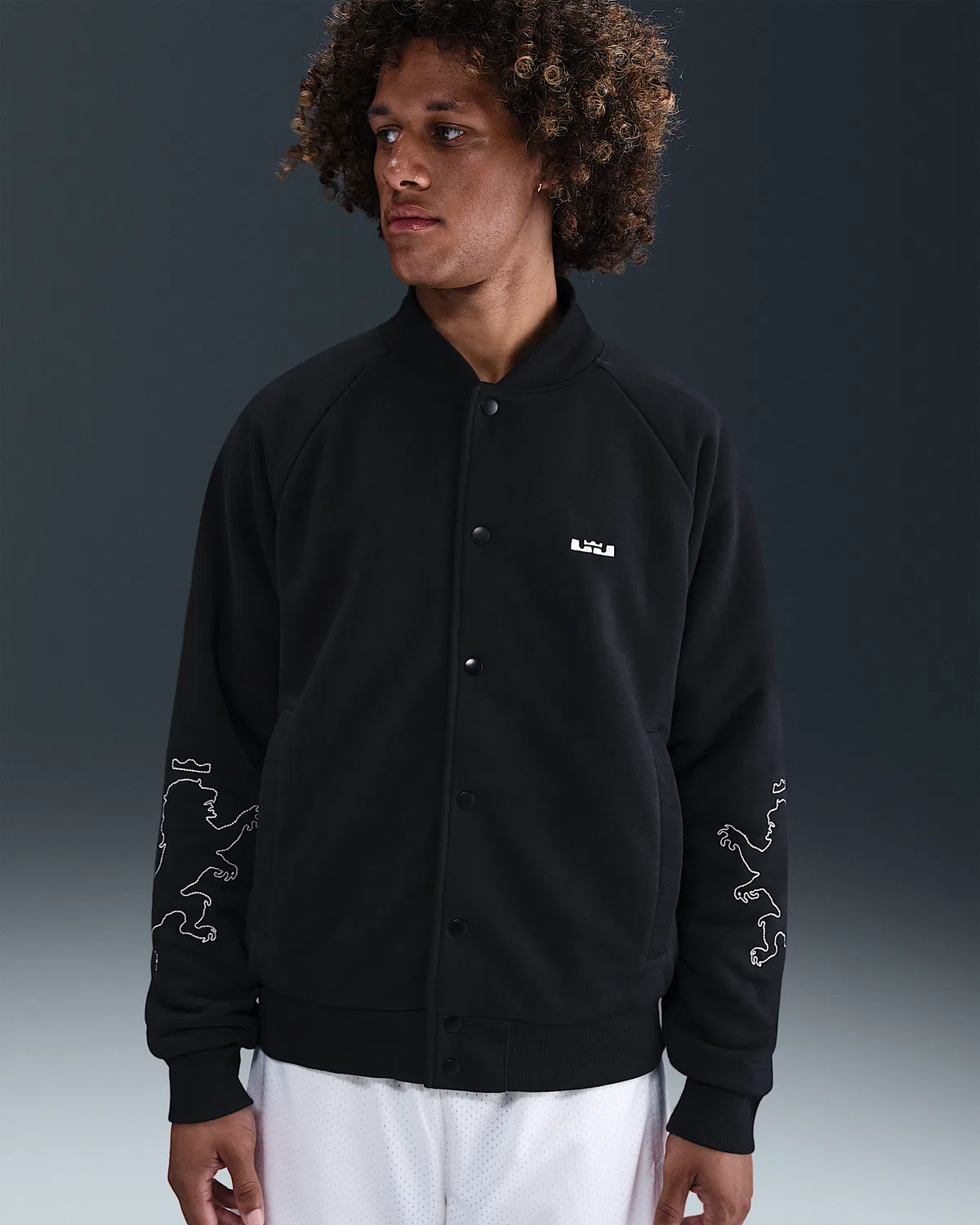 Мужская куртка Therma-FIT с утеплителем LeBron Standard Issue, Black/Sail/Black