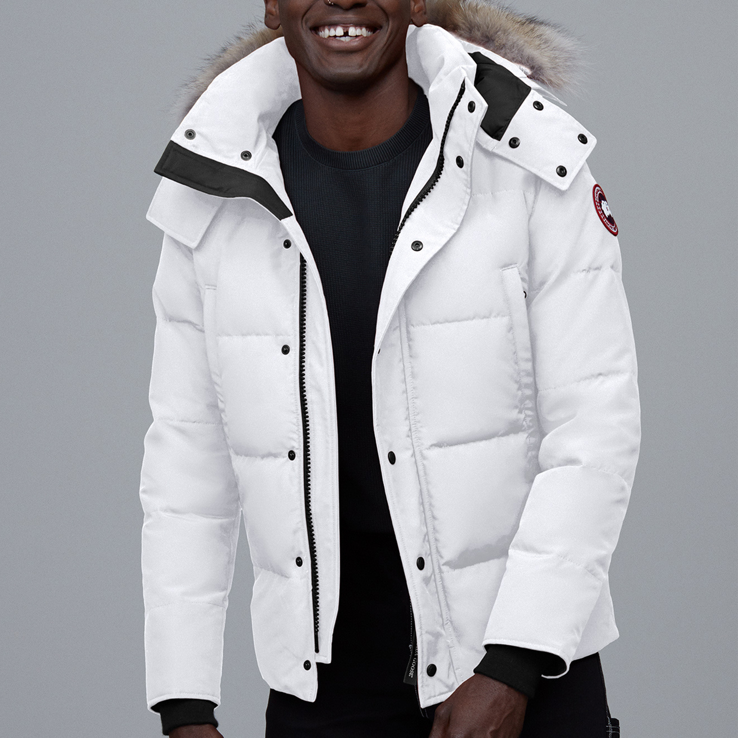 Куртка пуховая Wyndham Series зимняя мужская Dawn White Canada Goose — фото 3